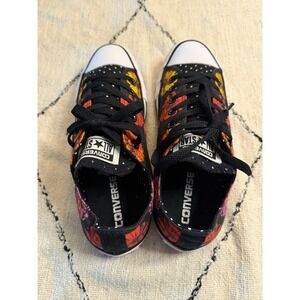 Converse Chuck Taylor All Star Floral Polka Dot Low Top Sneakers  Mens 5 W-7